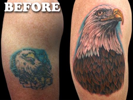 Tattoos - EAGLE COVERUP - 60326